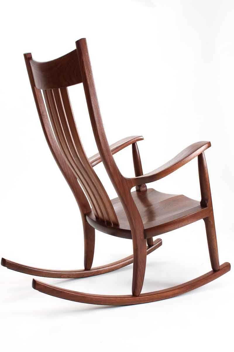Walnut Rocking Chairs Comfortable, Handmade, Heirloom