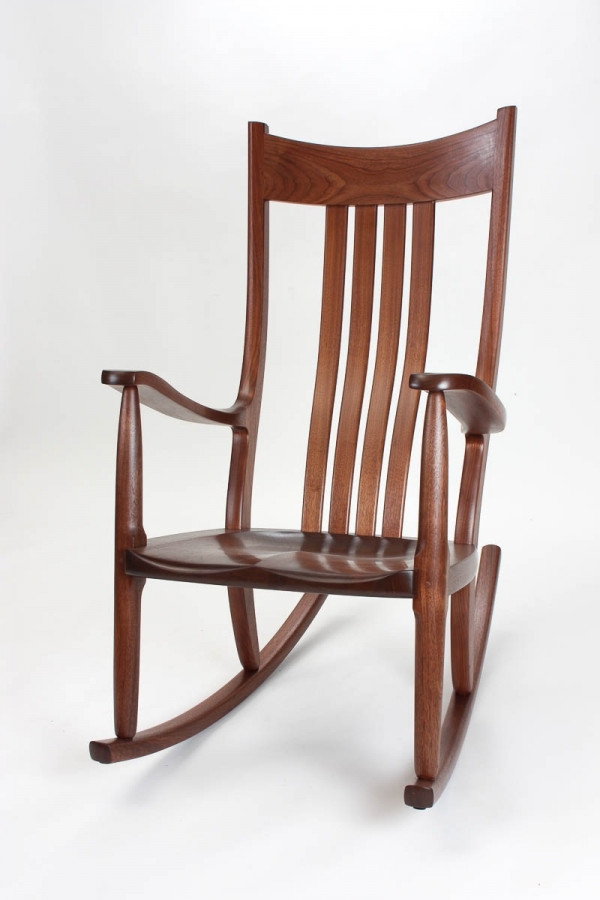 Walnut Rocking Chair | Comfortable, Handmade, Heirloom