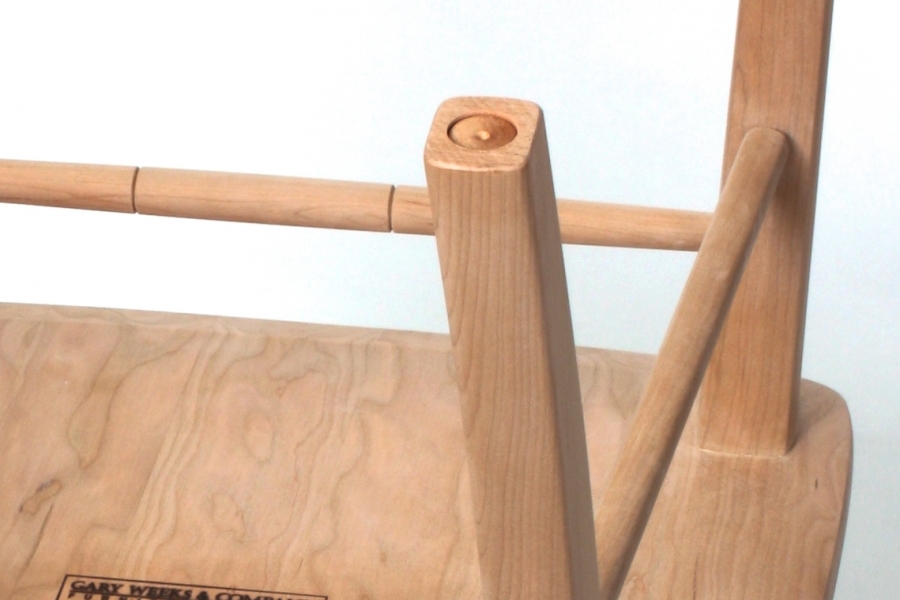 chair leg recess for felt glide