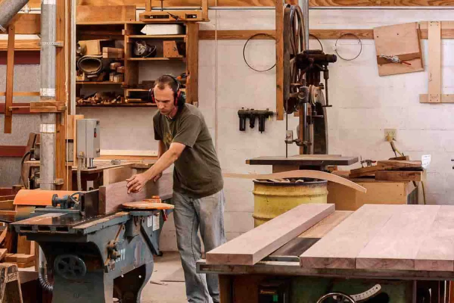 Austin jointing table top boards