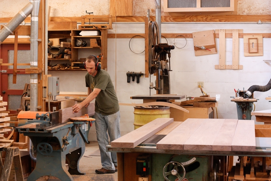 Austin jointing table top boards