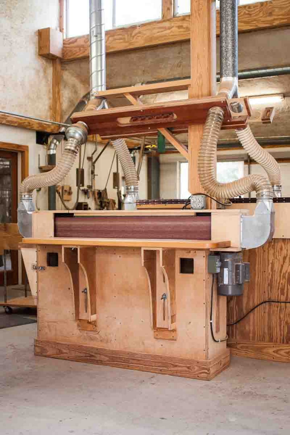 custom edge sanding machine
