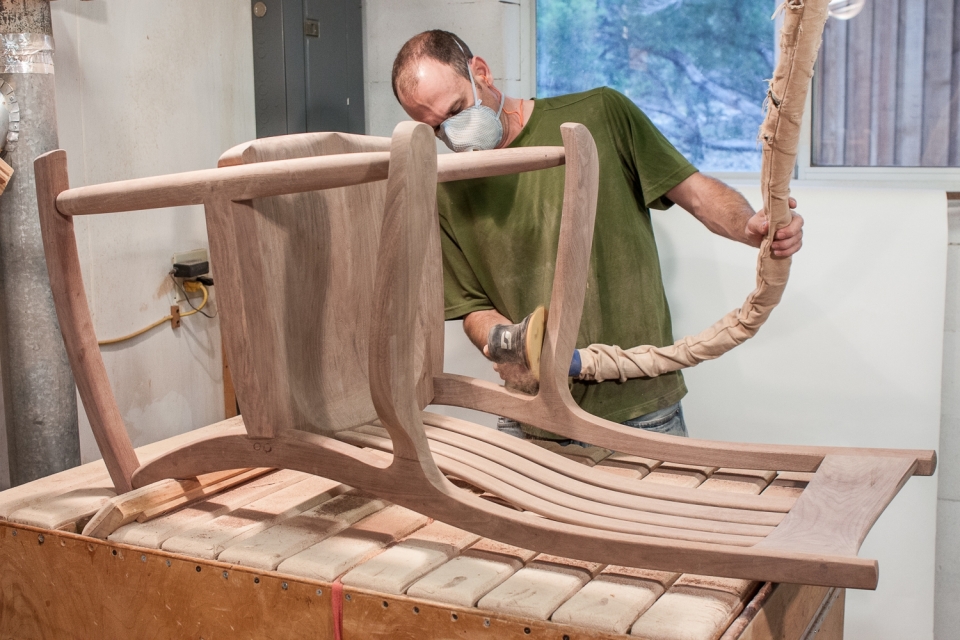 How We Build a Rocking Chair Sanding and Sculpting Gary Weeks and