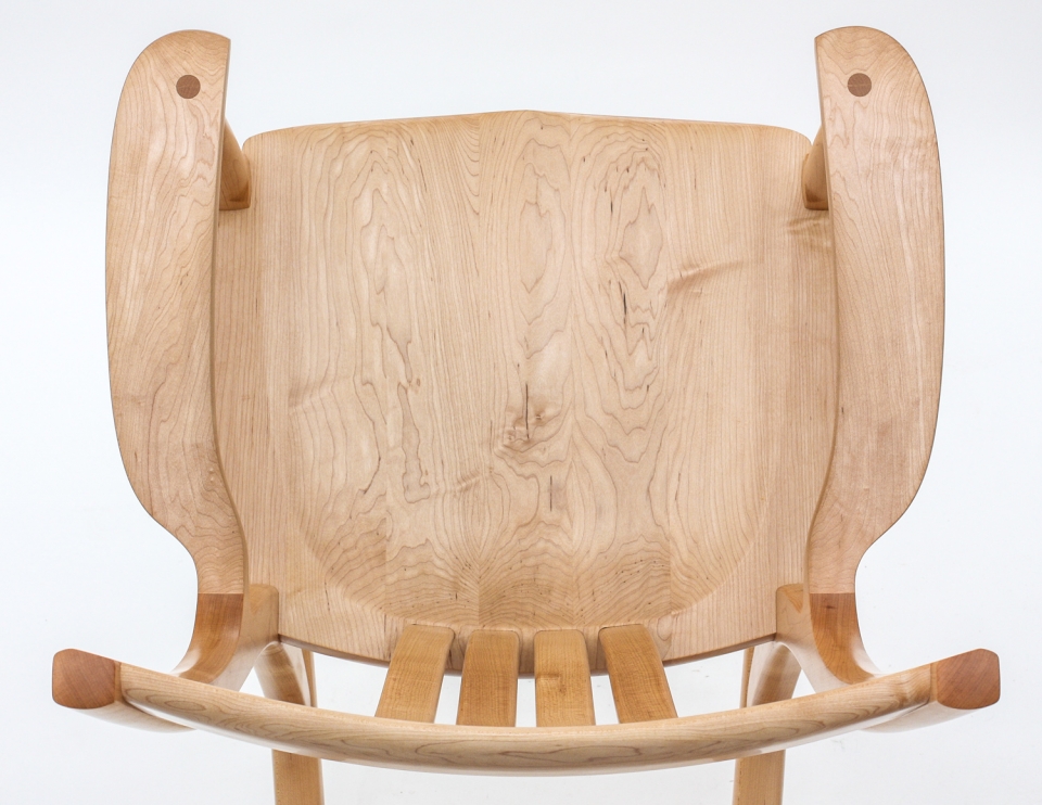 solid maple rocking chair