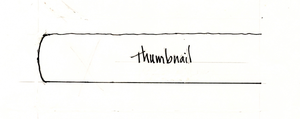 drawing of tabletop thumbnail edge