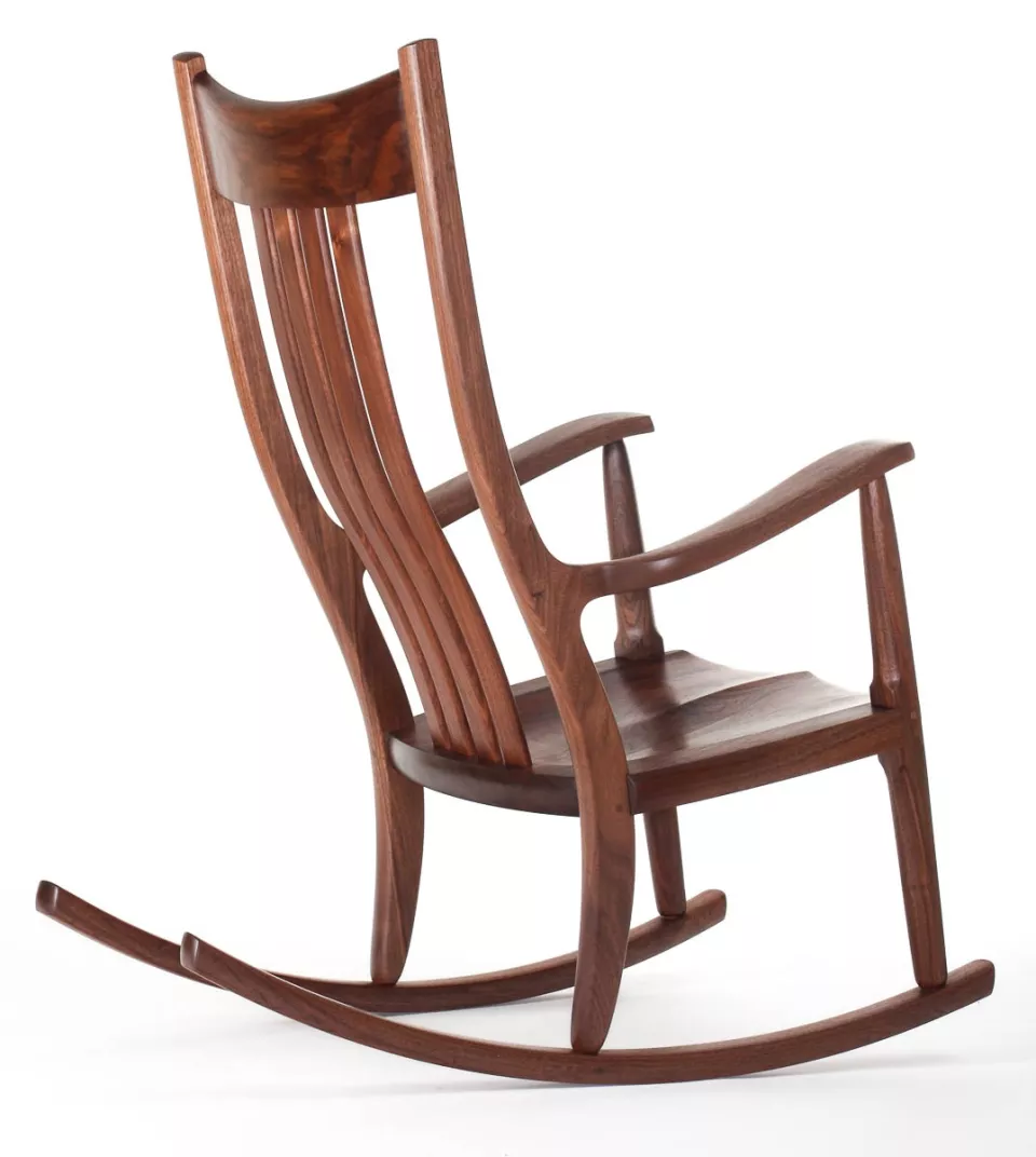 walnut rocking chair 821