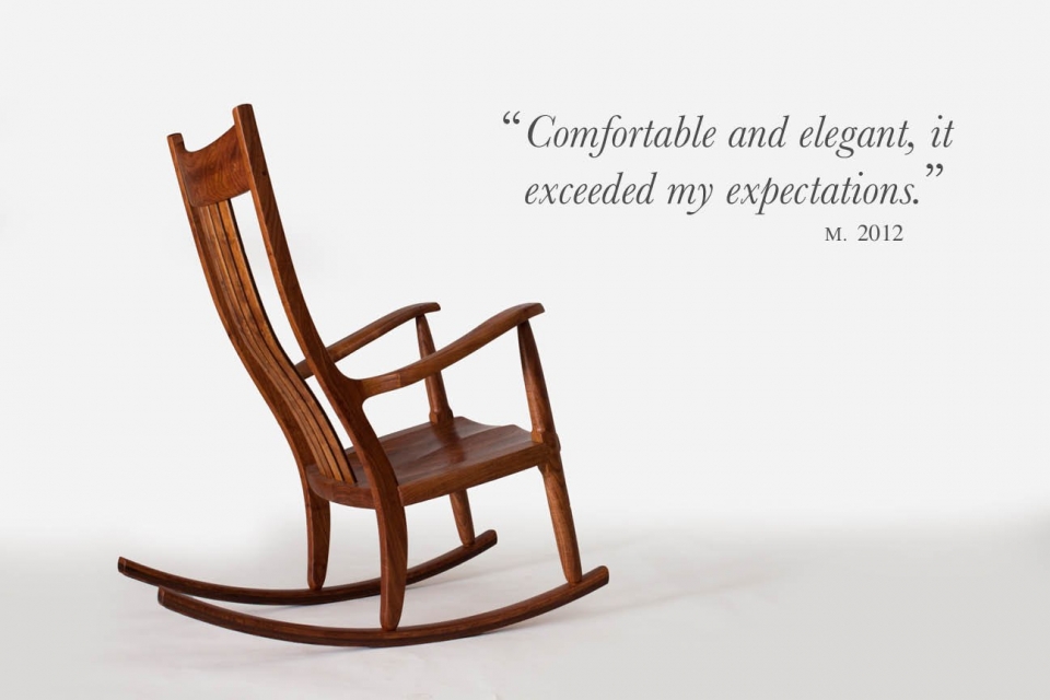 Comfortable Rocking Chairs By Gary Weeks And Company