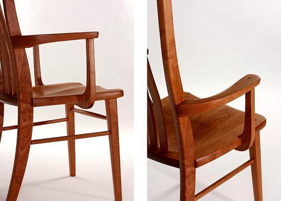 dining room chair with arms