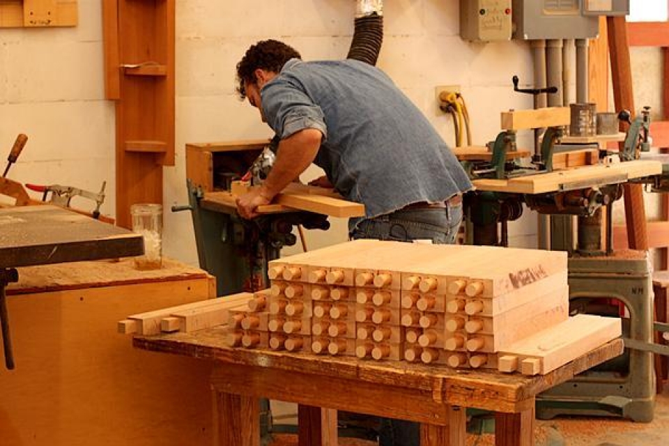 Will cutting tenons on dining chair front legs