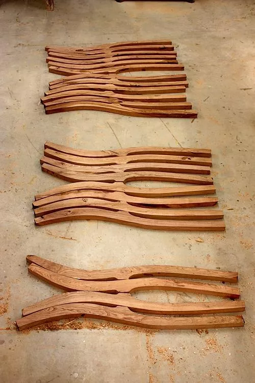 mesquite back legs, rough cut and sorted
