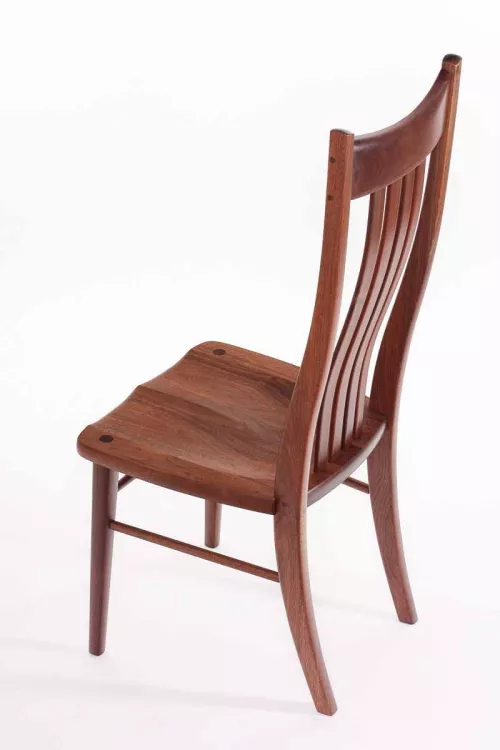 Wilson side chair in walnut