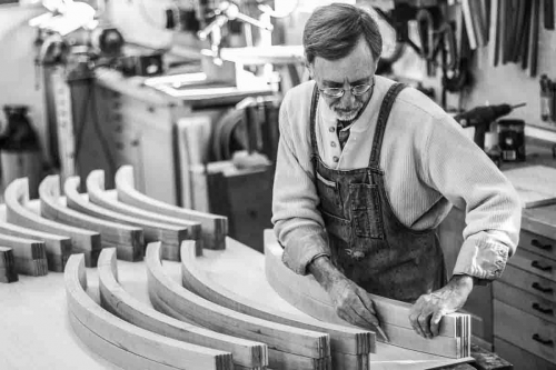 Gary designing rocker fixture