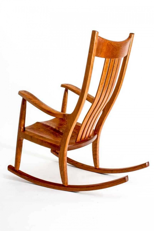 hand crafted rocking chair