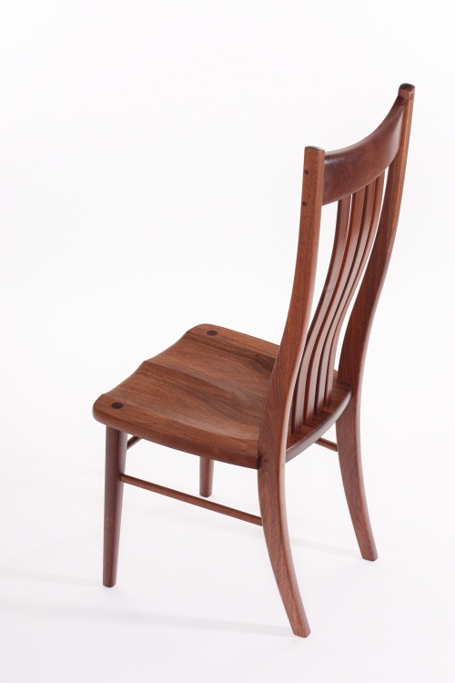 Wilson side chair in walnut