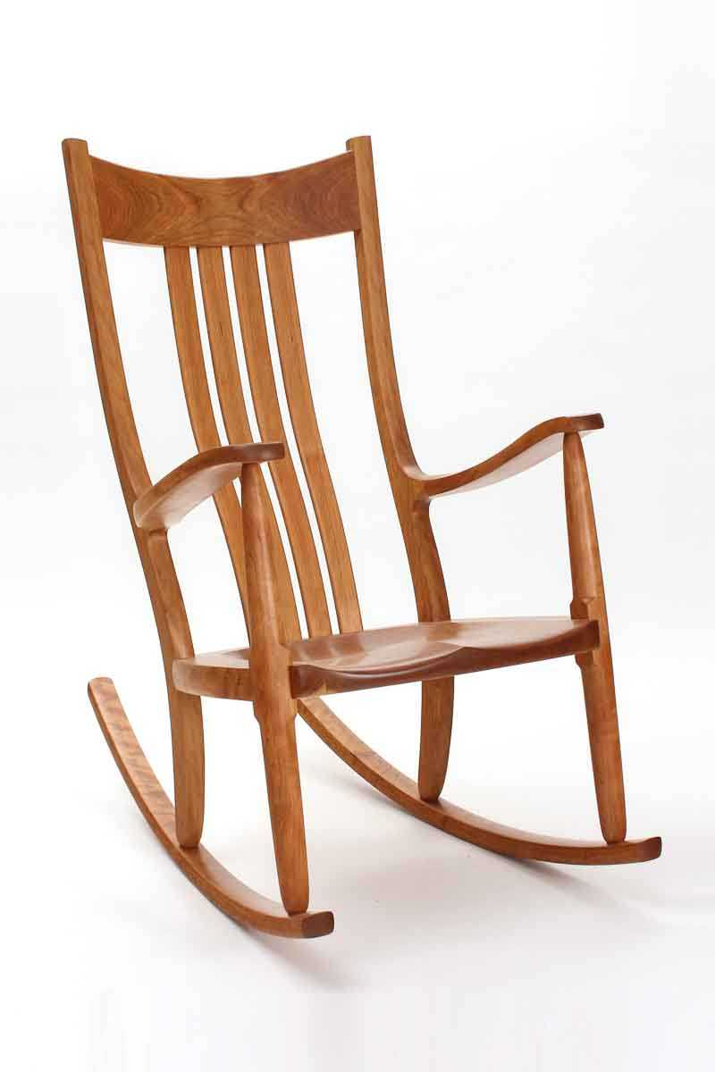 cherry rocker front quarter view