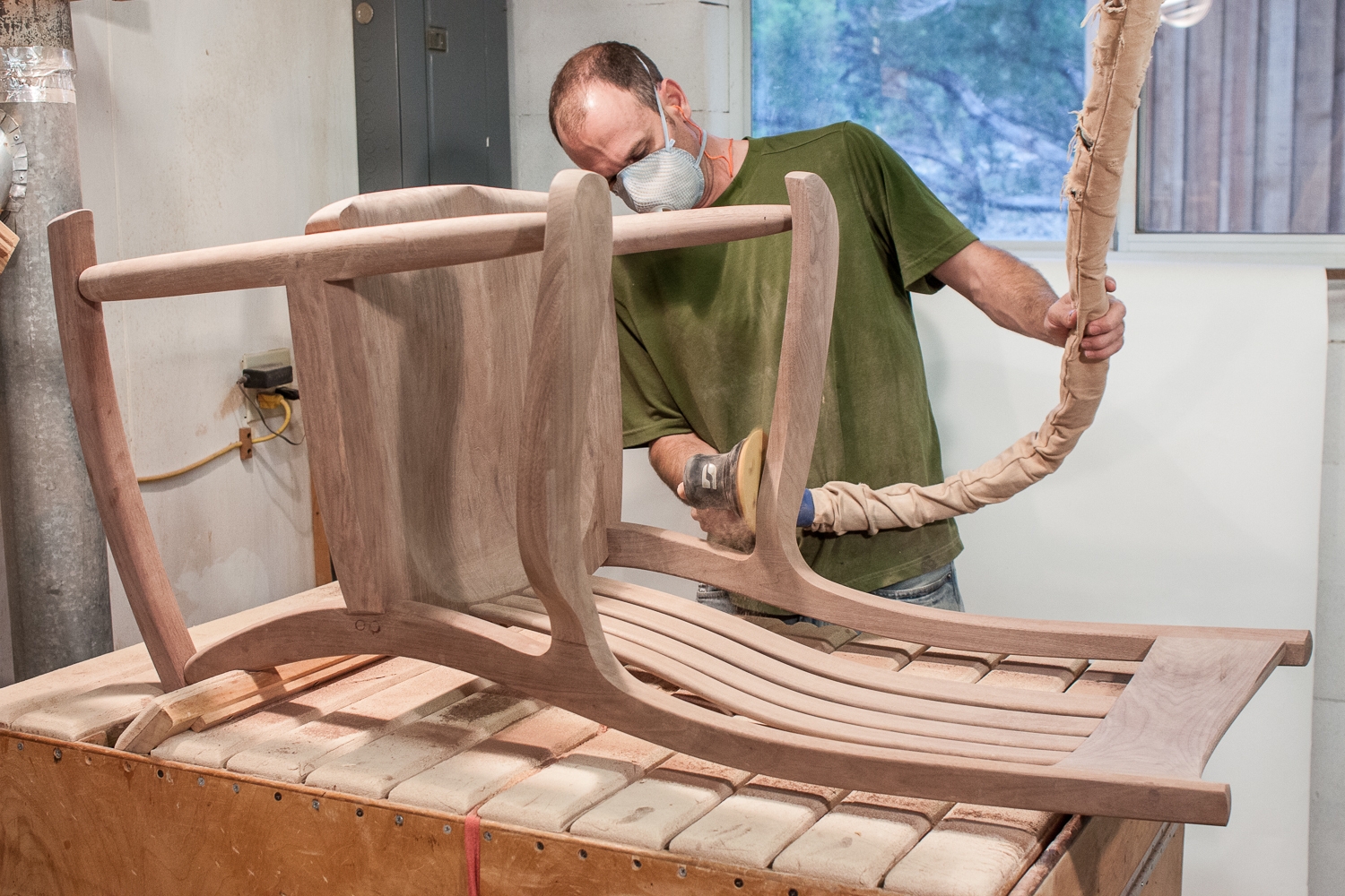 Austin sanding rocking chair, 100 Grit