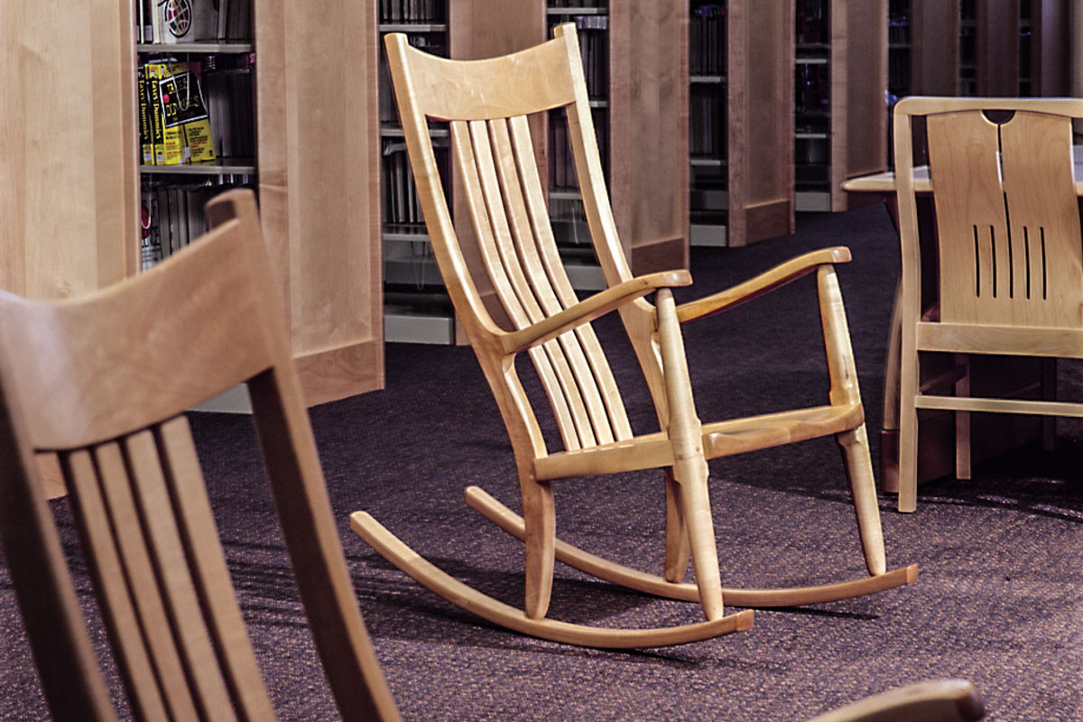 Maple Rockers in Arizona Library