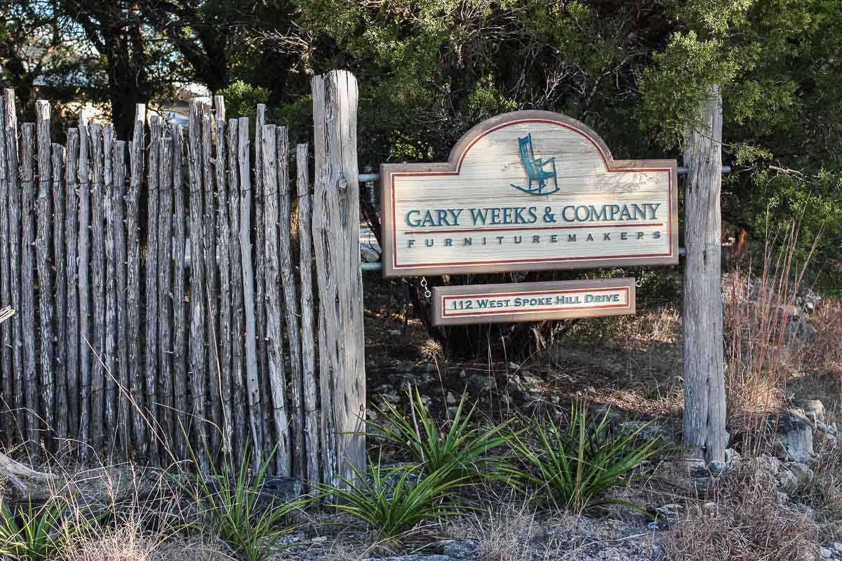 sign at the gate