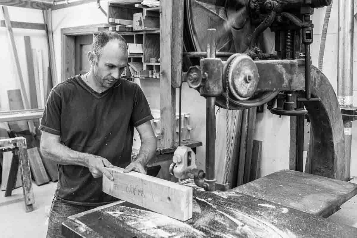 Austin bandsawing rocker arm