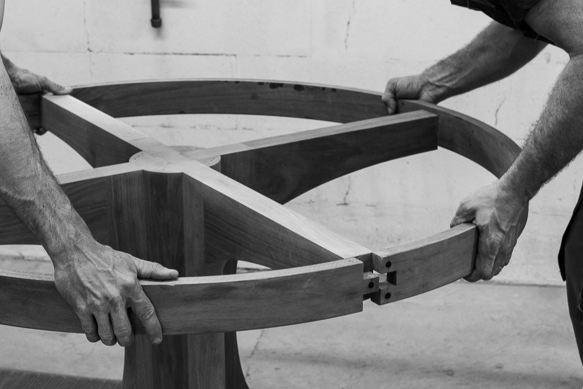 assembling pedestal apron