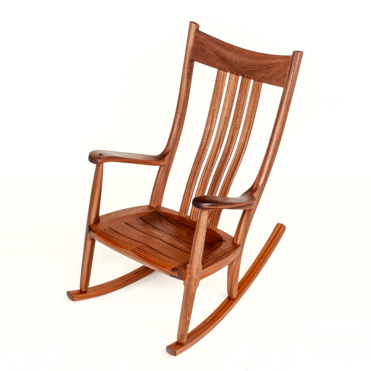 Porch Rocker overhead front qtr view