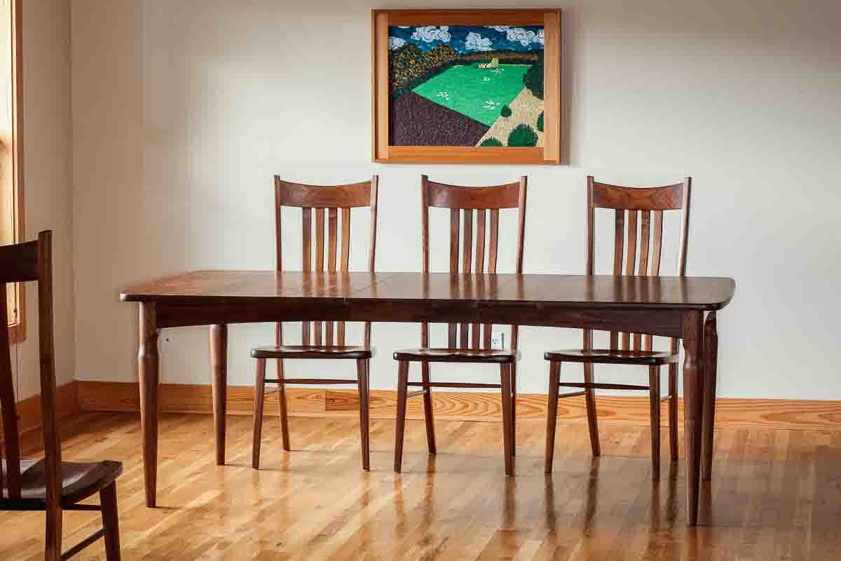 Paschall extension dining table for eight