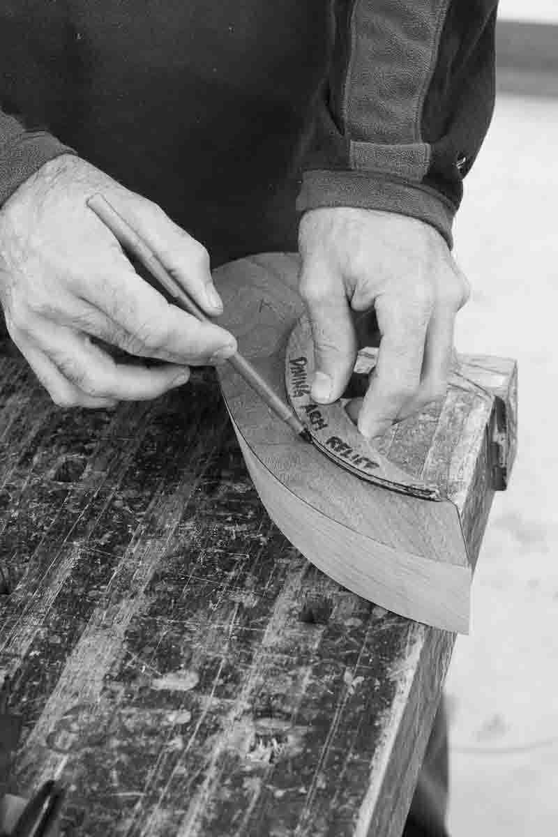 marking relief for arm