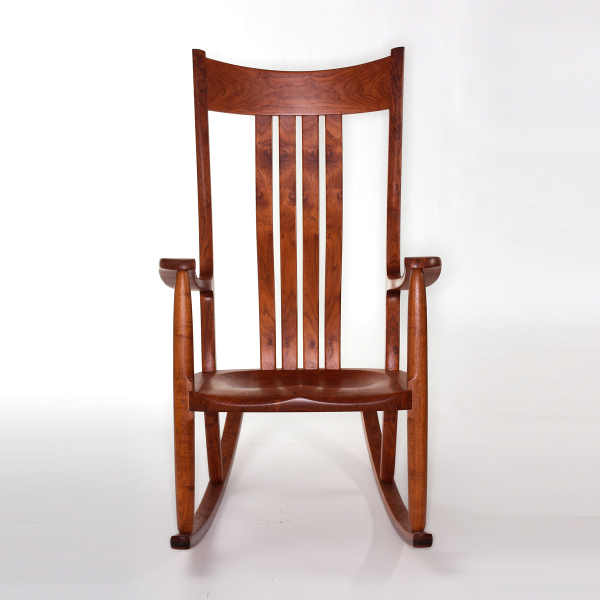 mesquite rocking chair front view