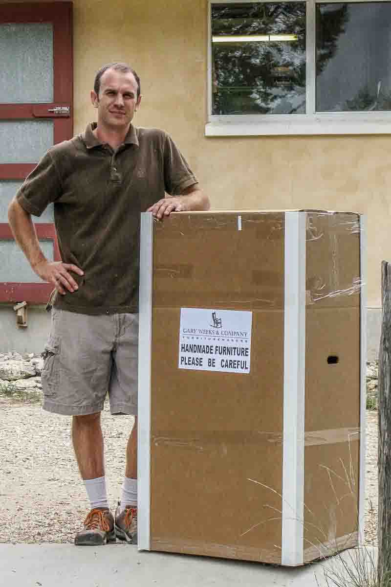 Austin and chair test box